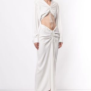 NWOT - CHRISTOPHER ESBER RUCHED CUTOUT DRESS